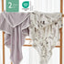 Momcozy 2 Count (Pack 1), 28 28 Inch, Baby Hooded Towel-Made from Cotton, Suitable for Newborn Shower Gifts, of X Ink