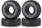 MOHERO 4PCS 1.0" Mud Grappler Rubber Tyre 62 * 22MM for Axial SCX24 90081 AXI00001 002 004 005 006 RC Crawler Car (A