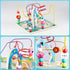 Qilay Wooden Activity Cube for Toddlers 1-3, 5 in 1 Multipurpose ABC-123 Abacus Montessori Learning Toys for 1-3 Year