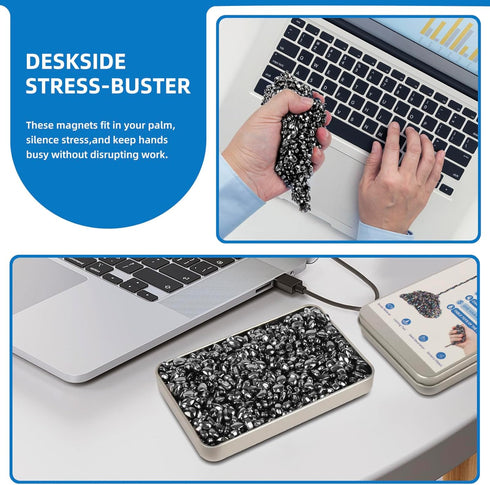 Jollicube 550pcs Desk Fidget Toys for Adults,Stress & Anxiety Relief, Sensory Fidget Toys for Office, ADHD