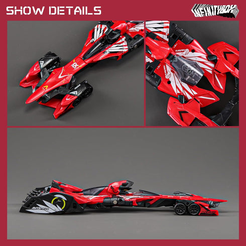 52TOYS INFINTYBOX IB-05 Cheetah Deformation Toys Action Figure - Mecha and Cube Converting Toys, Perfect Gift