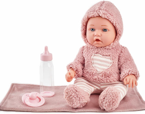 eDollable 12 inch playset 3+ My First Baby Doll Toy with Accessories and Clothes in Gift Box, Ideal Gift for Years Old