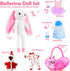 3-8, 4 Set 3 4 5 6 7 8 Ballerina Doll Stuffed Animals Girl Toys Age Bunny Stuffed Animal, Ballet Dress Up Doll, Rabbit
