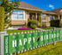 Large Football Happy Birthday Party Banner, Game Day Sports Party Decorations, 9.8 x 1.6 feet