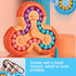 Magic Bean Rotating Brain Teaser Finger Puzzle Toy, Handheld Spinner Stress Relief Game for Kids Ages 3 and Up (Blue)