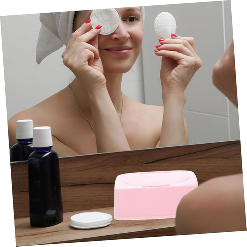 Travel Wet Wipes Storage Box - Flip Holder for Makeup and Nursery
