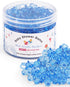 DUIJINYU 200PCS Mini Acrylic Pacifiers for Baby Shower Games, 0.83 Inch Clear Blue