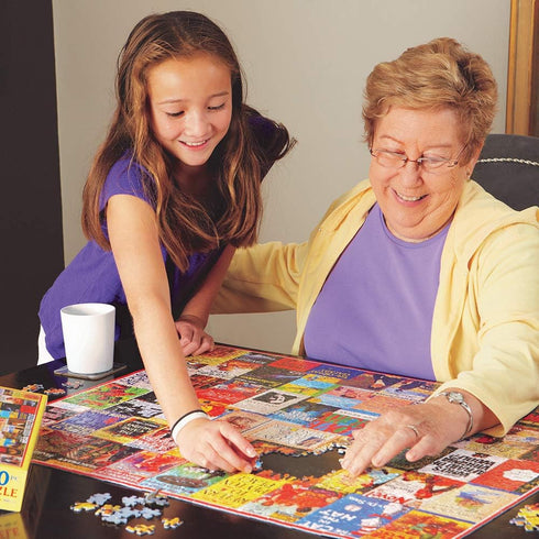 White Mountain Cherrios, 1000 Piece Jigsaw Puzzle for Adults, Children, Grandparents