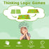 Brain Stem Activity Logic Kits, Board Teaser Games & Puzzles with 200+ Challenges, Educational Learning Maze Games for