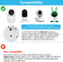 Adjustable Baby Monitor Wall Mount for Vtech VM901, VM919HD and VM928, Perfect View Angle and Easy Installation without Drilling