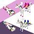 2-Pack, 3-12 Magnetic Collision Transforming Unicorn Car Toys Transformer Cars that Crash into a Unicorn, Gift