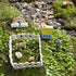 2-Pack 35 Inch Miniature Fairy Garden Fence Decorative Ornament for Dollhouse, 2 inch Height, White