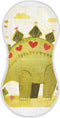 decor gift Cotton Muslin Burp Cloths Large Good Absorbent? Doodle-Style Cartoon Dinosaur Heart-Shaped spit