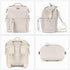 Backpack, Backpack Minsong Diaper Bag Waterproof Leather Diaper Bags With Changing Station for Baby, Fashion Nappy