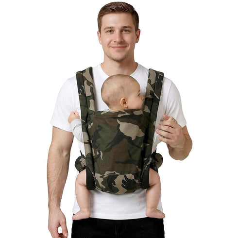 Baby Carrier for Dad (7-30lbs)-Military Stylish Infant Holder Carriers Newborn to Toddler,