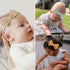 Baby Girl Headbands and Bows, Newborn Infant Toddler Nylon Elastic Hair Accessories