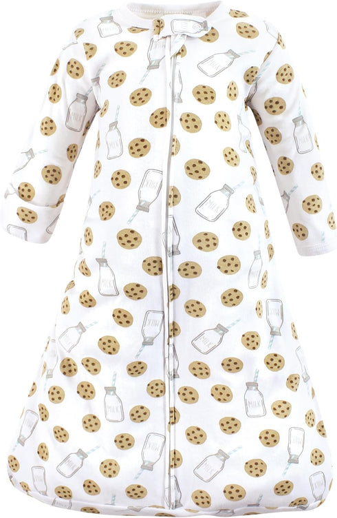 Cozy Unisex Baby Cotton Long-Sleeve Sleeping Bag - Wearable Blanket