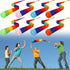 Leyndo 8 Pcs 26 Inch Throw and Catch Balls with Rainbow Tail,
