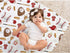 Buerhanerry 30"x40" Baseball Baby Blanket for Boys, Sports Toddler Soft Minky Blanket with Double Layer Dotted Backing