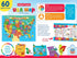 MasterPieces 60 Piece Educational USA Map State Shaped Jigsaw Puzzle for Kids - 16.5"x12.75"