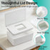 Piszvbej 2 Pack Pack, Wipes Dispenser Compatible with Cottonelle Refill Flushable Wet Wipes Container, Wipe Holder
