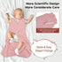 0-6 Months,100% 0.5 3 Pack 2-Way Baby Sleep Sack Cotton TOG Wearable Blanket for Newborn and Infant, Zipper Lightweight