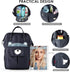 SONARIN Backpack,Travel Mommy Stylish Large Capacity Diaper Bag Nappy Changing Bag Bag with Changing Mat & Stroller