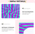 Pigsaly 27x39 Inch Crib Sheets Turquoise Purple Stripe Baby Sheet for Standard Crib Mattress Boys Girls Toddler Bed
