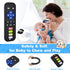 GUIGUZHJ 3-18 Baby Silicone Teething Toys, Simulation TV Remote Control Shape Teether Toys for Toddlers Months, Boys