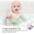Baby Teething Toys for 6-12 Months, Mombella Octopus Baby Teether for 12-18 Months, Soft Silicone Infant Chew Toy