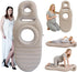 Inflatable Pregnancy Pillow, Pregnant Woman's Abdominal Hole Full Body Inflatable Bed Abdominal