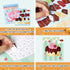 6 4-8 PCS Sticker by Number Sticker Paint Books for Kids Boys Girls Ages Ocean Animals Vehicles Desserts Mermaids