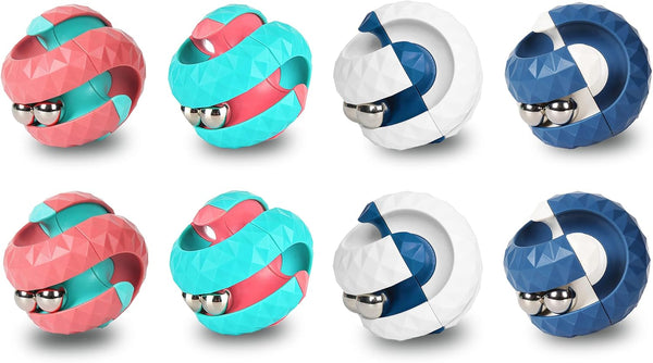 ONCOFAN 8 Pack Orbit Ball Toy, Fidget Cubes Top Spinning Toy, Great Party