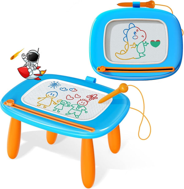 Kikidex Magnetic Drawing Board, Toddler Girl Toys for 1-2 Year Old, Doodle