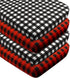 FIGEPO 4 Pack Buffalo Check Plaid Neutral Unisex Fitted Baby Crib Sheets Set