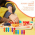 Vaguelly Replacement Wooden Pegs, 60pcs Colorful Chinese Checkers Pegs for Classic Strategy Board Game