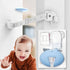 Child Proof Door Strap with Silicone Door Stopper - Prevents Finger Pinch Injuries, No Need for Baby-Gate