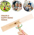 Gadpiparty 2 Pieces Wooden Spinning Ratchet Noise Maker - Traditional Grogger Toy for Parties and Celebrations