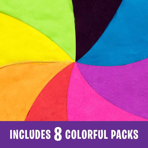 8-Pack 3+ Educational Insights Playfoam Sand - Play Sand for Sensory Table, Squishy Sensory Bin Filler, Moldable