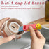 IJPDDRXYN 3 1 Set, 3 in Rotatable Cup Lid Gap Cleaning Brush for Baby Bottle, Insulation Bottle & Tight Spaces