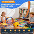 15 Set 2 3 Ft Flexible Race Track for Kids, DIY Car Track with Toy Cars & Suction Cup Ramps, Easter Basket Stuffers