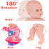 12 inch 3 Sets Clothes,Backpack,Pacifier, ebuddy Baby Doll and Accessories-Reborn Baby Dolls Real Life Baby Dolls