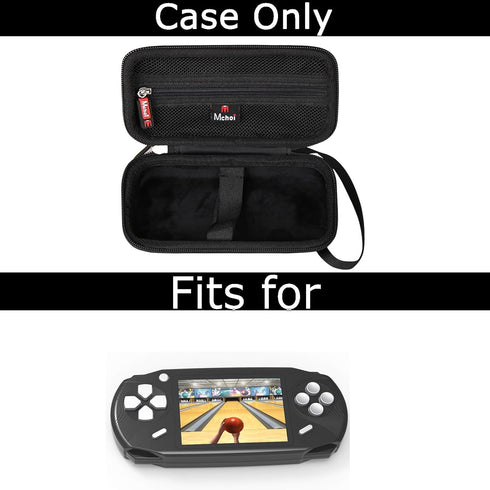 Mchoi Hard Case for Beijue 16 Bit Handheld Games, Waterproof Shockproof Protective Case, Black
