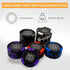 AIBETOMG Numbers,300Pcs Set Case,14 Set Poker Chips with Clay Poker Chips with Aluminum Travel Gram Casino Poker
