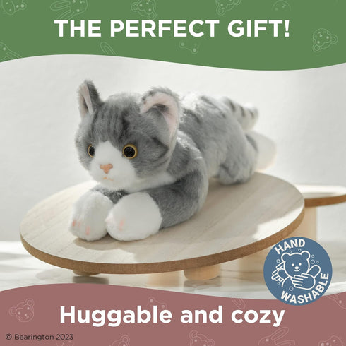 8 Inch Bearington Lil’ Socks Cat Plush - Toy Cat Plushies