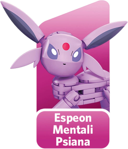MEGA Pokémon Building Toys Set - Every Eevee Evolution with 470 Pieces, 9 Poseable Characters