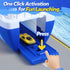 Playset CUTE STONE Cargo Ship Toy & Gantry Crane, Toy Boat and Crane with Sounds & Lights, Transport Containers, Push