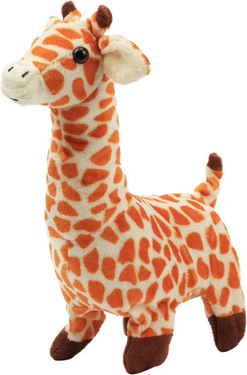 Hopearl Walking Giraffe Interactive Electronic Pet Plush Toy, Sounds and Movements, Gifts for Toddlers, 9''