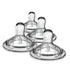 Nanobebe Nipples Baby Bottle Nipples, Silicone Nipple, Triple Vented, Ready to Use,