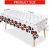 Lecpeting 2 Pcs Casino Tablecloth, Plastic Table Covers 87 x 51 Inches for Poker Birthday Party Supplies